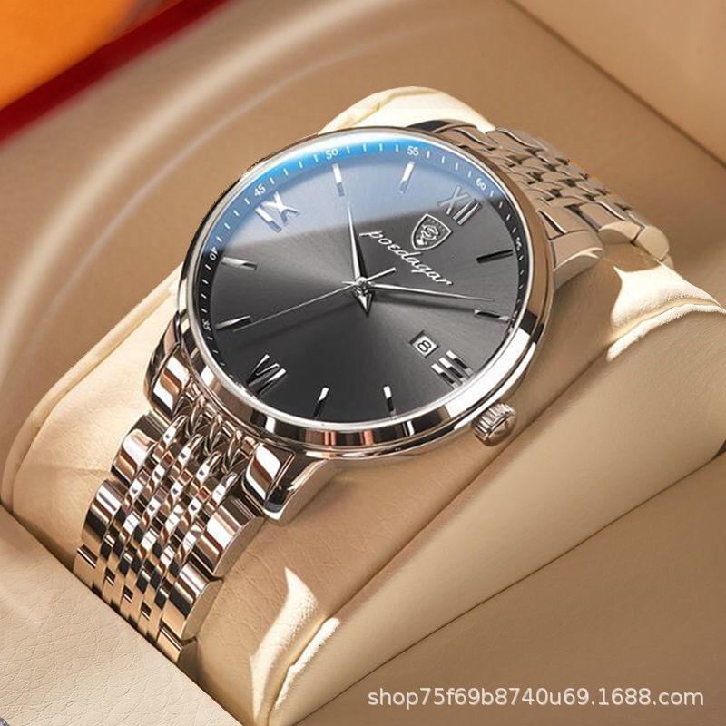 

Top Brand New Men s Watch Male Students Luxury Trendy Fashion Double Calendar Luminous Wristwatch