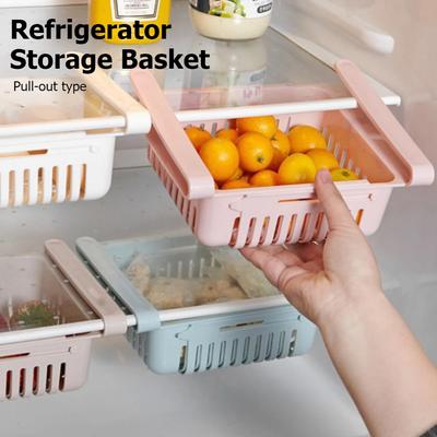 Panier de rangement coulissant pour réfrigérateur, paniers égouttoirs, boîte de rangement évolutive pour œufs, boîtes de rangement pour salon et cuisine