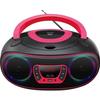 Enceinte Bluetooth - Denver - TCL-212BT - Rose - Stéréo - AUX, USB, CD