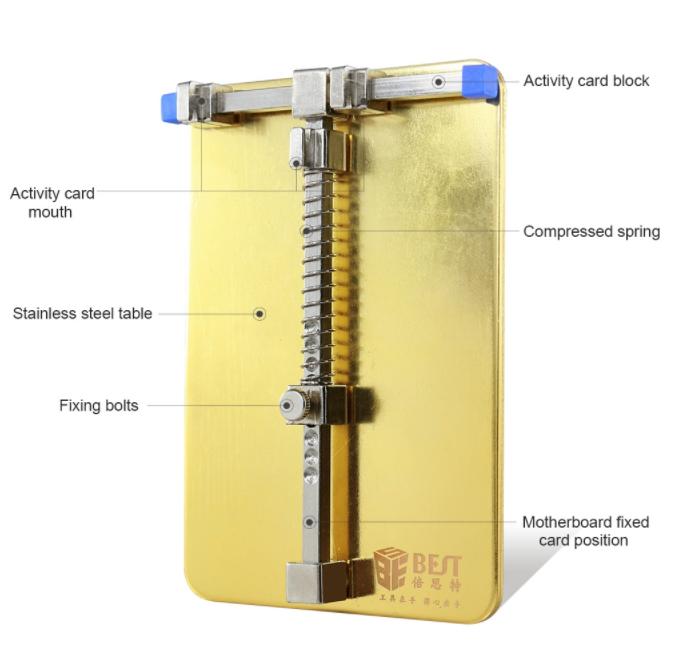 BEST BST-001C DIYFIX Oțel Inoxidabil Suport PCB Placă de Circuit Stație de Lucru pentru Instrumente de Reparare Chip