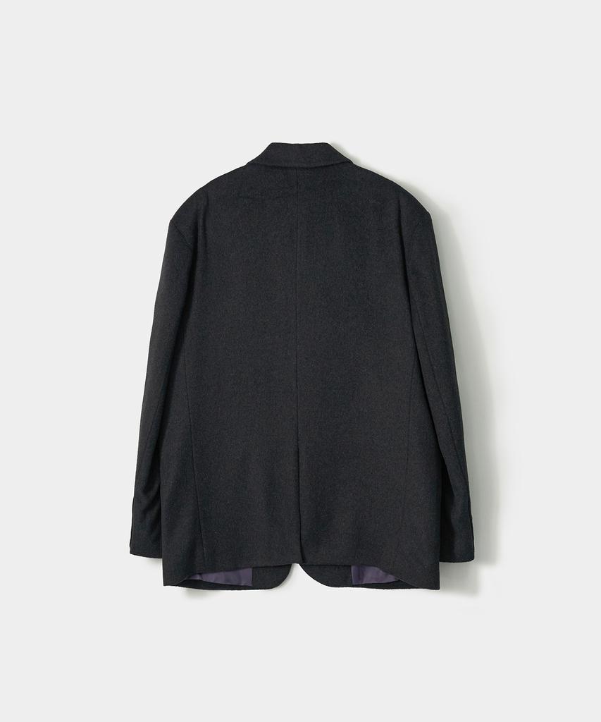 Trip Le Sens [F/W] Custom Wool Semi-Over Blazer_Charcoal