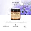 Amber Glass Aroma Candle - Smokeless Soy Wax with Essential Oil Fragrance, Handmade Creative Wedding Gift