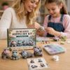Perlen DIY-Set, Niedliche Mini-Figuren, Entspannendes Bastelprojekt, Bastelset mit lebendigen Texturen für Bastelanfänger und Enthusiasten