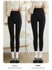Plus-Size Fleece-Lined Shark Pants: High-Waisted, Thick, and Warm Yoga Leggings for Autumn/Winter 2025