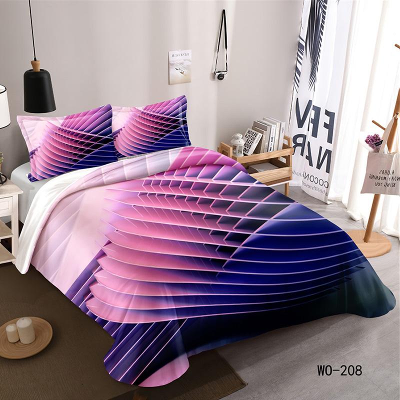 RunGrape 3D Bettbezug Bettwäscheset Doppel Einzel Queen King Größe 240x220 Nordischer Bettüberwurf 150 Euro Bettwäsche Bettzeug 200x200