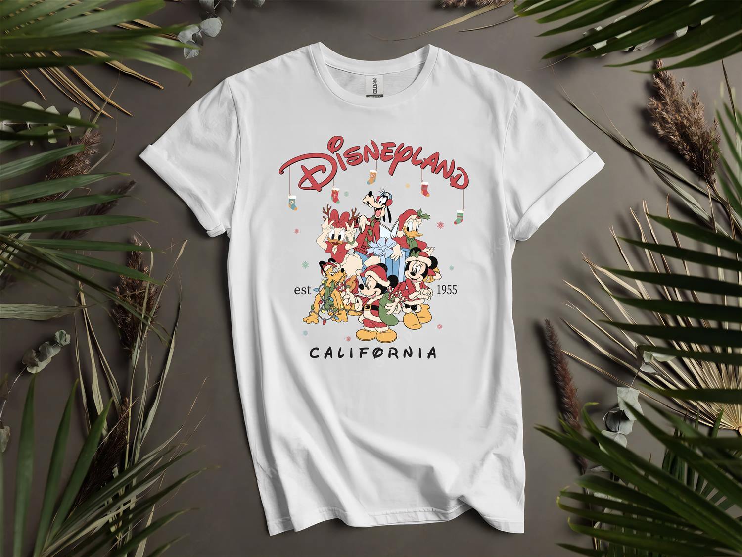 Disneyland California Christmas Mood T-Shirt Mens Womens Tees Top T Shirt Mens Womens Tees Top Men Women Unisex Tshirt L35 S