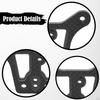 RC Car Upper Plate Carbon Fiber Attachment Sturdy Easy Installation Professional Repair Parts