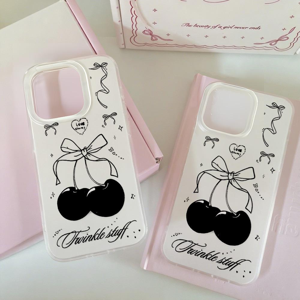 Capa de Telefone Pintada para iPhone 12 13 15 16 iPhone 16 12 13 14 15 Pro 14 15 16 Pro Max Cobertura À Prova de Choque Anti-Impressão Digital Estilo Fresco Capa Protetora