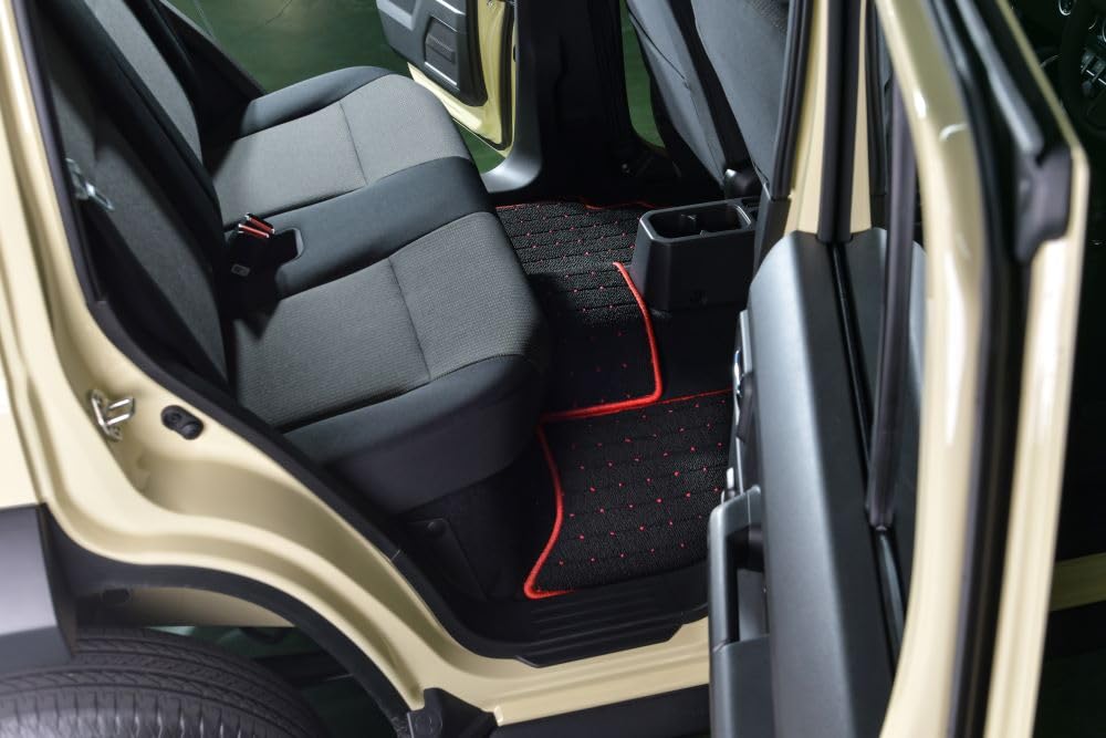 MONSTER SPORT Floor Mats for Jimny Nomad Black x Red [JC74W] (AT) - - 894550-5640M