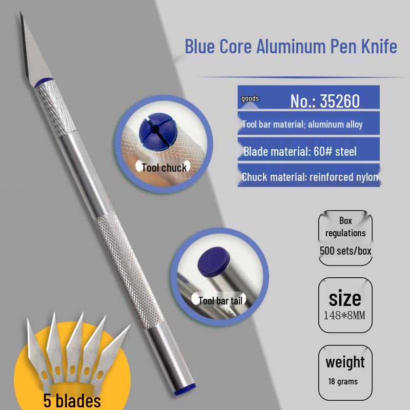 Precision Art Knife for Students - Ideal for Paper Cutting, Stamp Carving & Crafting