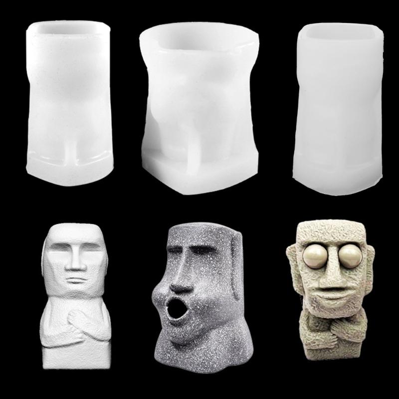 Statue Mold for Candle Making,Candle Mold Silicone for DIY Aromatherapy Candle,Epoxy Resin,Casting,Wax,Soaps,DIY Crafts