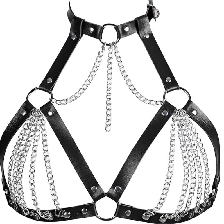 Leather Chain Fashion Accessory Waist Belt