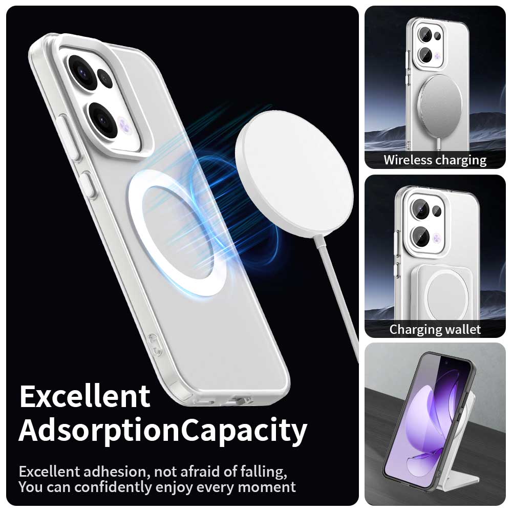 For OPPO Reno 13 13 Pro 13F Matte Texture Magnetic Anti-drop and Anti-oxidation Phone Case