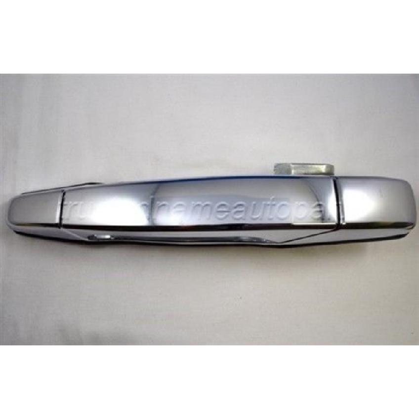 Chrome Outside Outer Exterior Door Complete Handle Driver Side Rear Door ABS