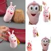 Peluche Morbido e Coccoloso a Forma di Larva, Cuscino, per Regalo ai Bambini