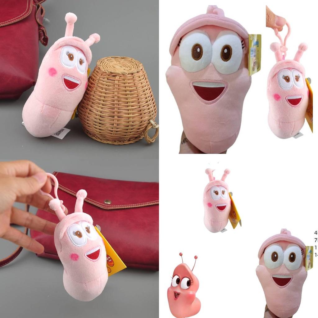 Peluche Morbido e Coccoloso a Forma di Larva, Cuscino, per Regalo ai Bambini
