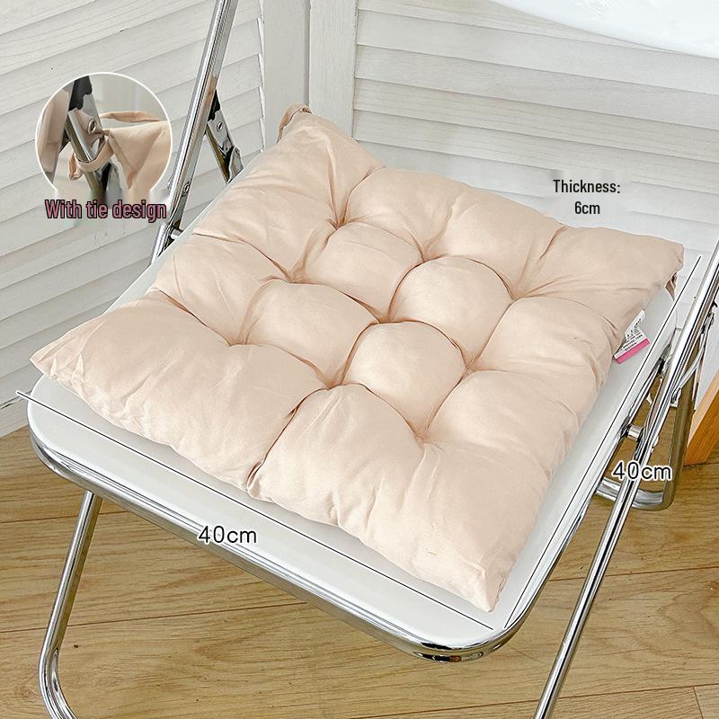 Soft Fluffy Seat Cushion for Dorm, Home & Office - Thickened, Non-Slip, Back & Waist Support