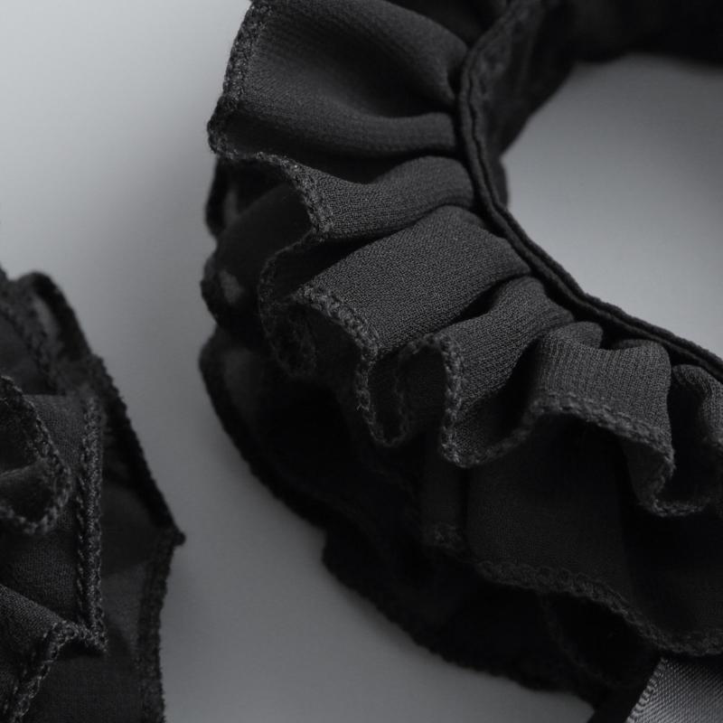 Ruffled Collar Girls Lace Victorian Collar Lapel Medieval Cosplay Victorian Ruffled Tie Collar