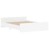 VidaXL Cadre de lit avec tête de lit-pied de lit blanc 150x200cm 3203754