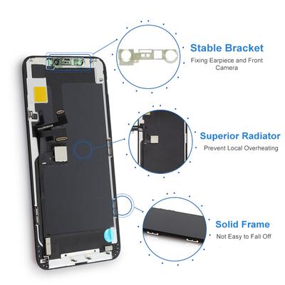 ÚJ Amoled képernyő iPhone11 Pro Max LCD kijelzőhöz Érintőképernyő digitalizáló egység iPhone11 Pro Max kijelzőhöz 3D Touch támogatás