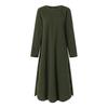 Autumn Winter Women's Loose Large Knitted Lace Loose Large Size Casual Dress