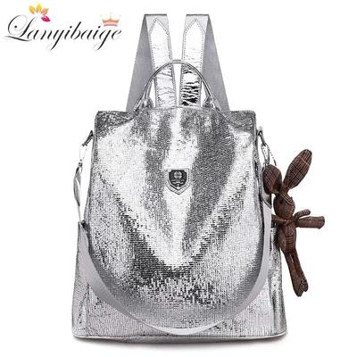 2023Fashion Damen Rucksäcke Große Kapazität Reise Schultaschen Weiches Leder Lässige Umhängetasche