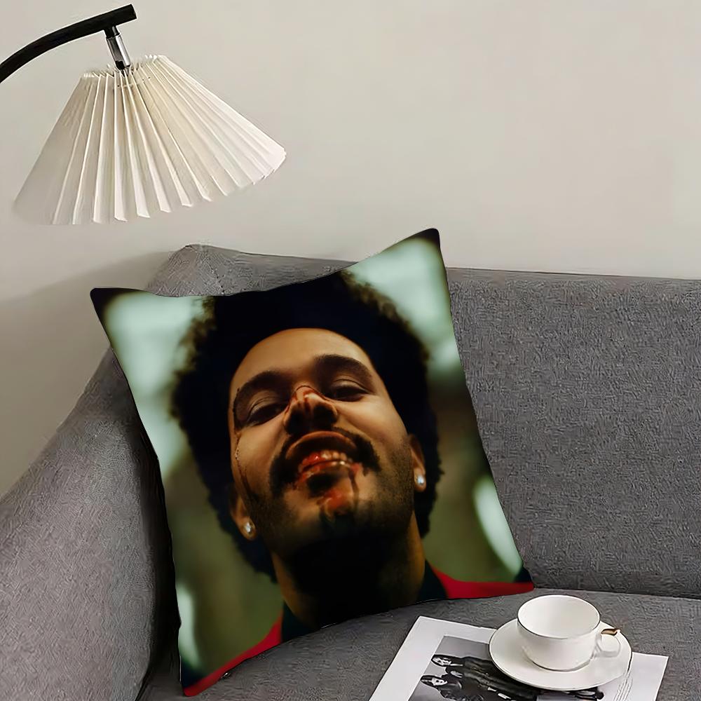 Classic Singer The Weeknd After Hours Cushion Cover Reversible Plush Pillow Cover – For car, sofa, bedroom, perfect as a gift.