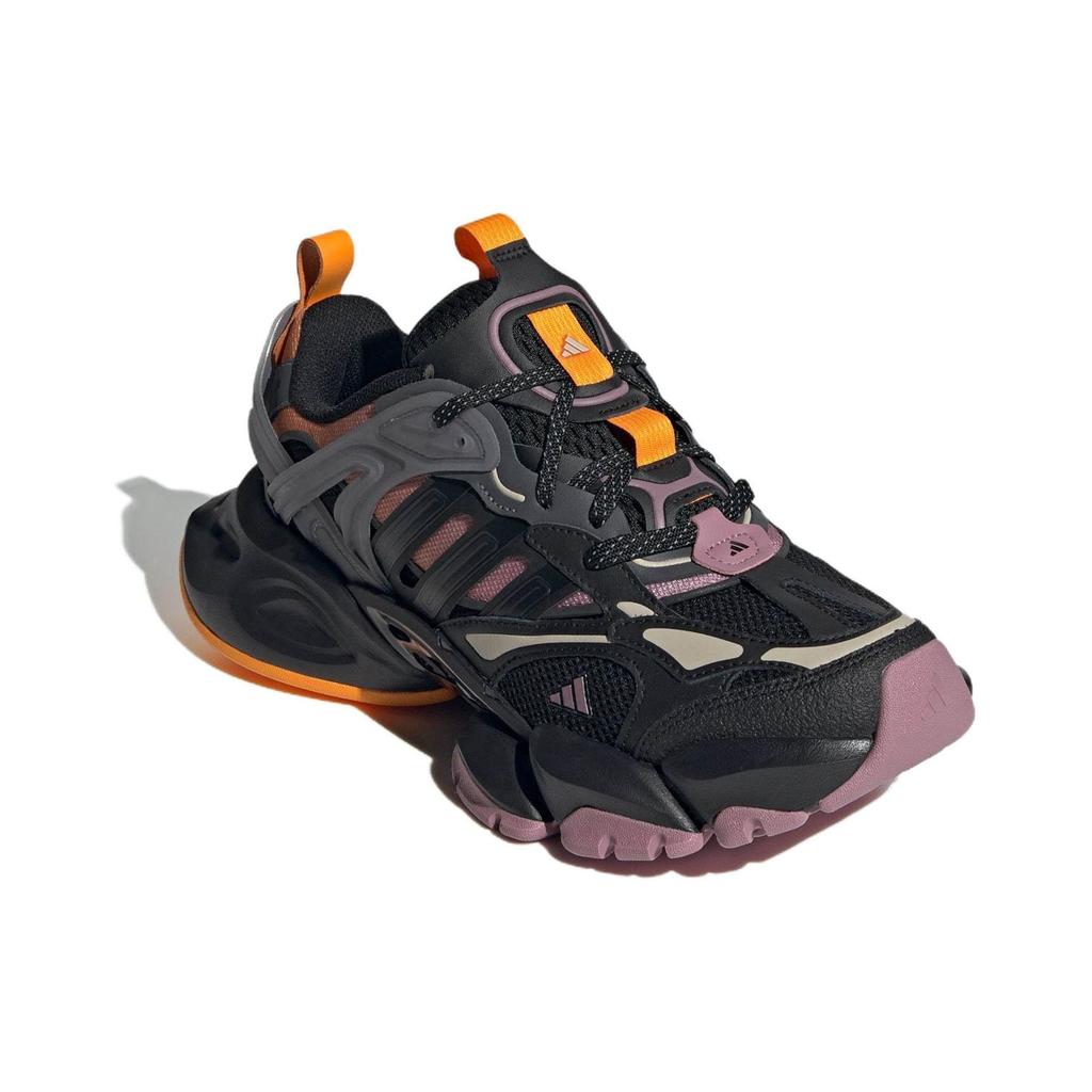 Adidas Xlg Runner Deluxe Comfortable Versatile Fabric Leather Low-Top Running Shoes Unisex Sneakers Black Orange JP5765