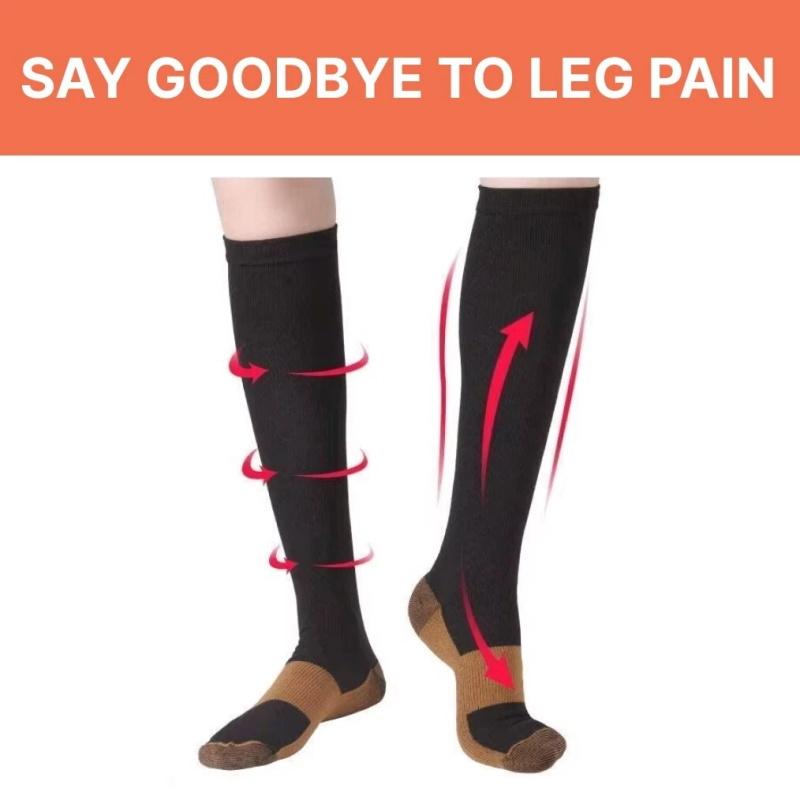 1 Pair Alpha Sole Compression Socks Alphasole Compress Socks Graduated Support for Run