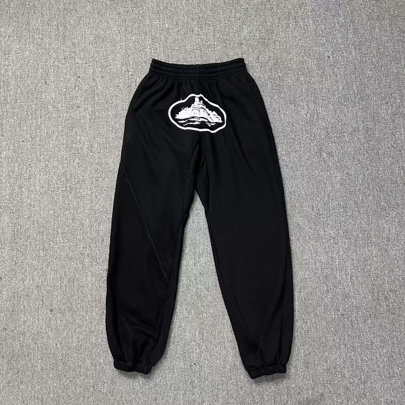 Mens Hooded Sweatshirt Jogger Pants Set Casual Streetwear Outfit Cotton Blend Long Sleeve Tracksuit Daily Wear