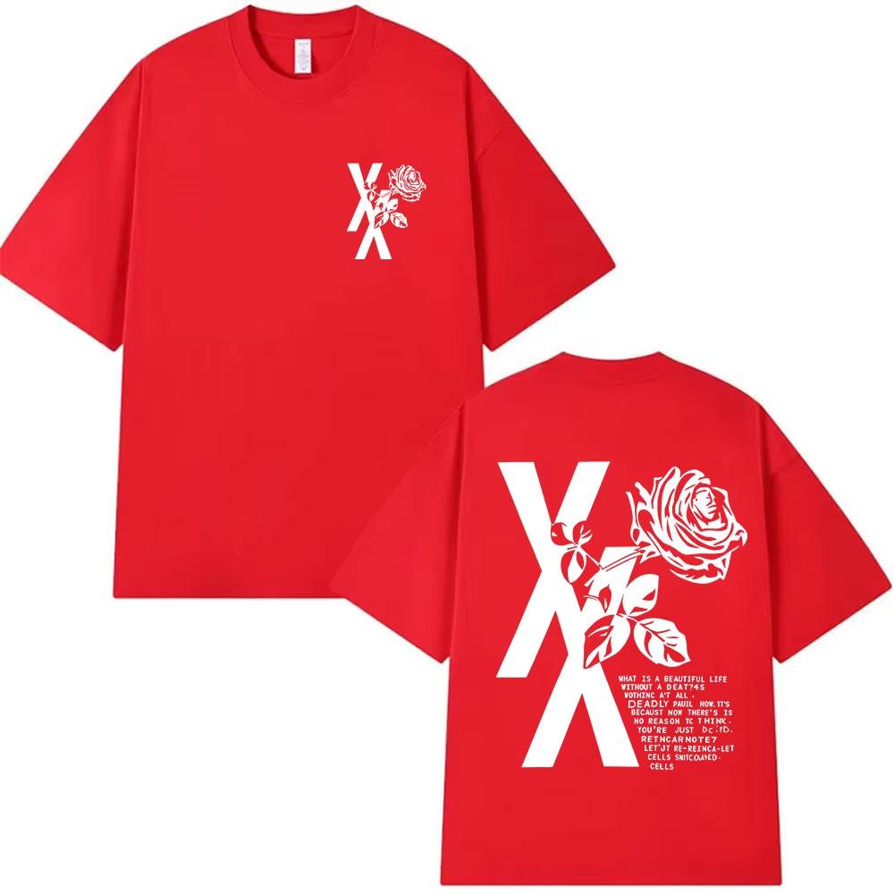 2026 Rapper Mgk Lost Tour 2026 Print T Shirt Men Women Casual Fashion Short Sleeve Tshirts Hip Hop Clothing Cotton Tshirt