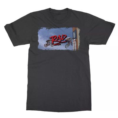 T-shirt Homme Unisexe Fan de Film RAD BMX Classique Cult Titre Ouvert