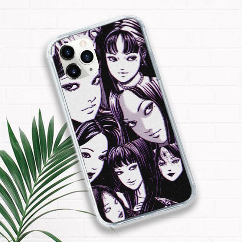 Japanischer Horror-Comic Tomie Telefonkasten Transparent weich Für iPhone 12 11 13 7 8 6 s plus x xs xr pro max mini