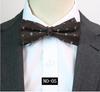 Pattern Bow Tie Men'S Banquet Business Wedding Groom Best Man Gentleman'S Dress Studio Burgundy Navy Bow