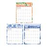 Magnetic Wall Calendar Floral Design 2026 Monthly Overview Planner Thick Paper Ample Writing Space Calendar Home Office School Kitchen Decor