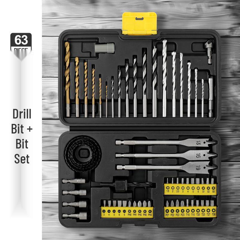 Multi-Use Drill Bit Set for Metal, Wood, and Cement