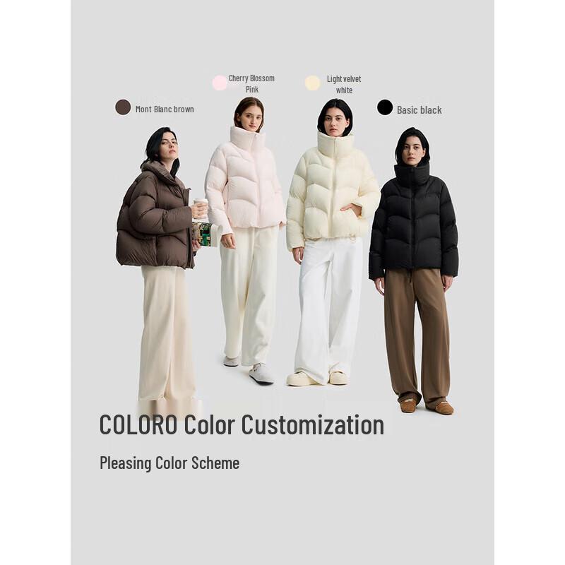 Bingjie J5400DO30 Women's Hooded Short Puffer Down Jacket