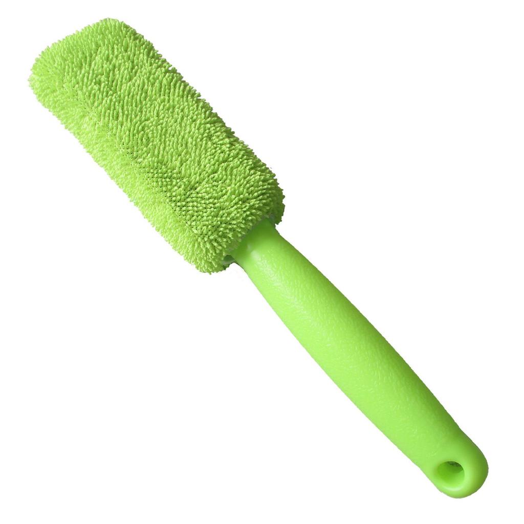 Car Wash Soft Bristle Brush - Gentle On Paint, Powerful Wheel and Tire Cleaner