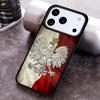 Poland Flag Phone Case for iPhone 17 16 15 Pro Max Air 14 13 12 11 Plus Shockproof Capa Cover