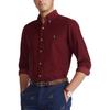 Polo Ralph Lauren Solid Color Logo Embroidered Polo Collar Single-Breasted Long Sleeve Shirt Men shirts 710815620-004