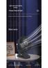 Portable Rechargeable Silent Clip Fan for Bedside, Stroller, or Desk - High Wind Power
