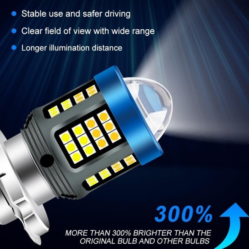 3570 LED Lens Motorcycle Fog Light Hi Lo Lamp Moto Scooter Light LED Motorcycle Headlight  Motobike