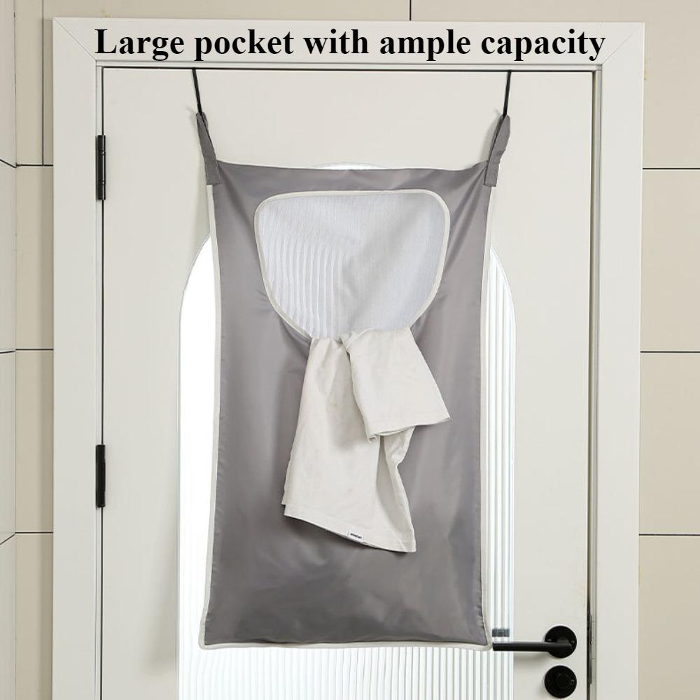 Wandmontierter Hängender Wäschebeutel Schmutzwäsche Spielzeug Aufbewahrungsbeutel Korb Rahmen Eimer Badezimmer Wäsche Faltbarer Kleiderorganizer