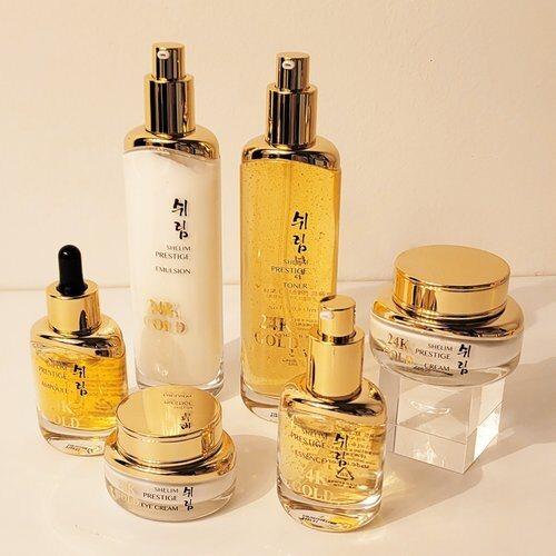 [SHELIM] SHELIM 24K Gold Prestige 6-piece set/Premium Gold/Whitening, Wrinkle-improving, Moisturizing, Elasticity, Basic Cosmetics_636262