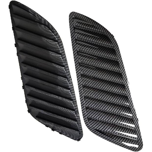 Car Front Grill Hood Cover, Carbon Fiber Bonnet Grill Air Outlet Vent Cover Trim For E90 E91 E92 F30 E46 DTM Style, 500136171