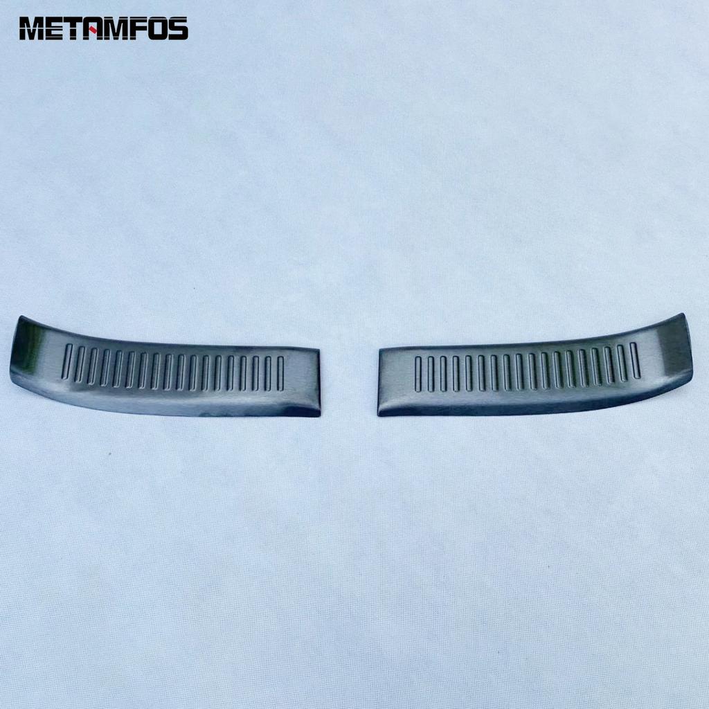 Car Accessories For Toyota Aqua    2024 Interior Rear Trunk Bumper Foot Plate Tailgate Door Sill Scuff Guard Plate