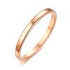 Vnox Basic 2MM Thin Wedding Rings for Women High Polished Stainless Steel Female Girl Finger Anel Alliance Anillo Femenino