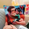 1Pc Cute A-Wreck-It Ralph-H Pillow Case Fashion Square Pillowcase Bedroom Sofa Room Ins Decoration Leisure