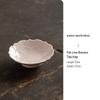 Ceramic High-Legged Tea & Pastry Plate - Exquisite Chinese Style for Engagements & Snacks