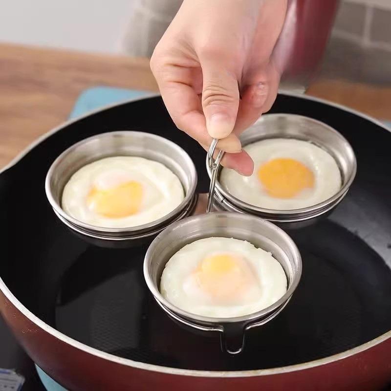 Stainless Steel Egg Poacher Poaching Pan Mould Egg Steamer Steamed Egges Mold Hoousehold Kitchen Cooking Tool Gadget CDN